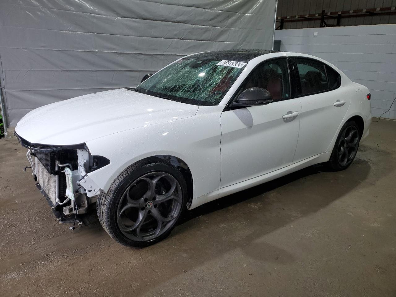 2018 Alfa Romeo Giulia VIN ZARFAEEN6J7578112 - Copart auction photo