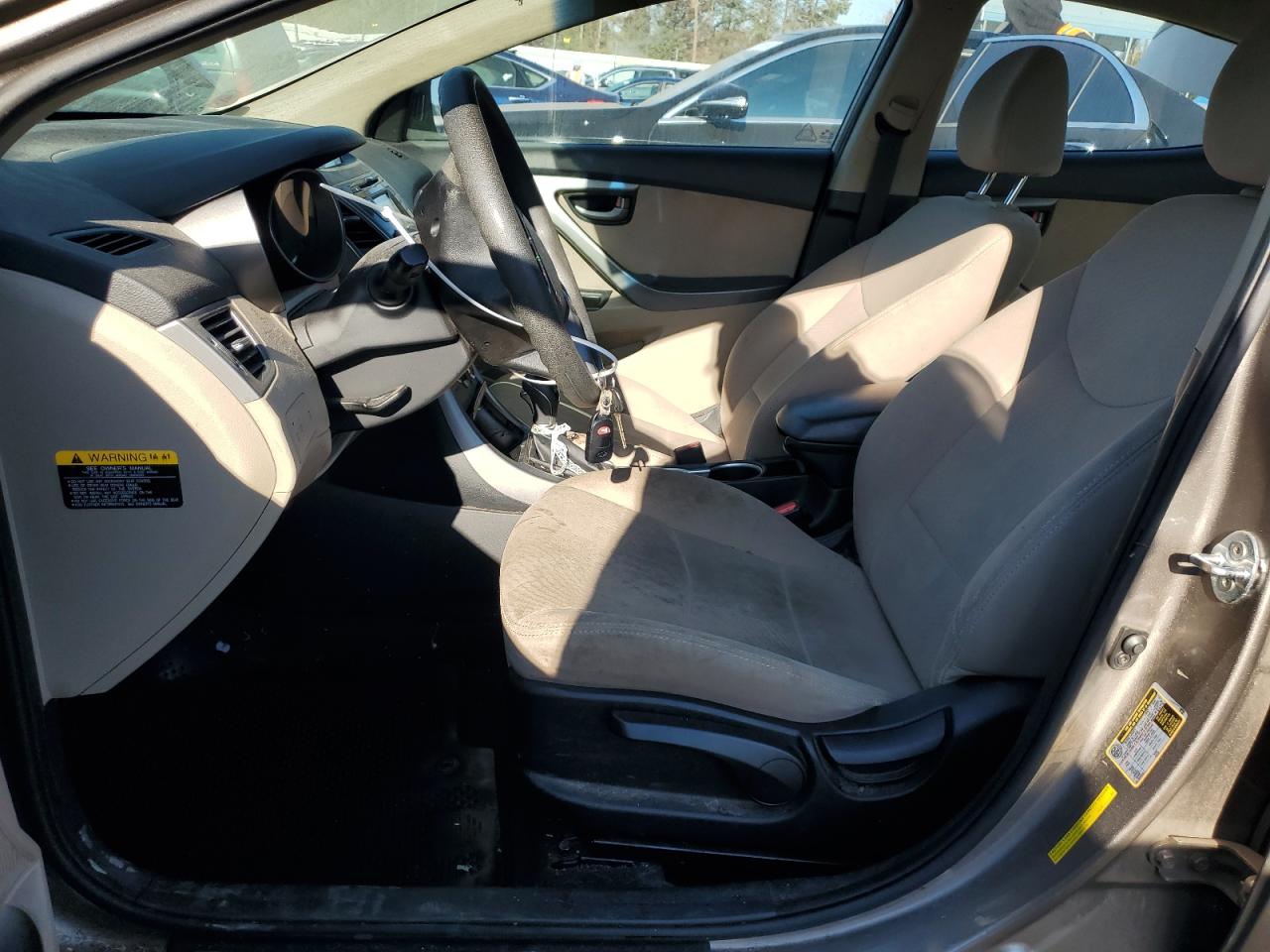 2015 Hyundai Elantra VIN 5NPDH4AE1FH631654 Copart auction photo, rear end / front end damage thumbnail 7