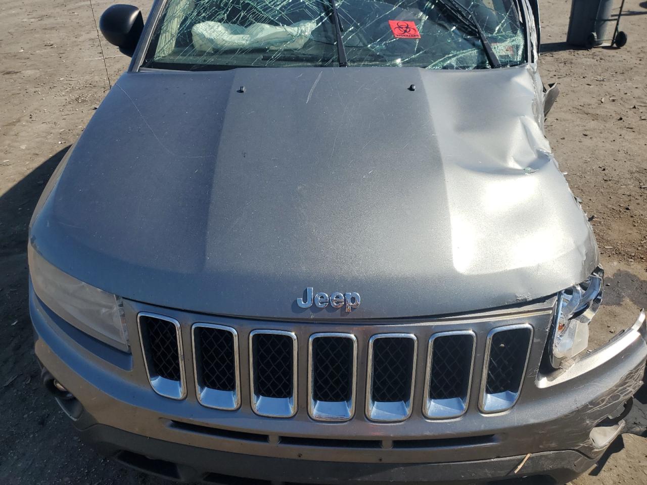 2011 Jeep Compass VIN 1J4NF1FB4BD266694 Copart auction photo, all over damage thumbnail 12