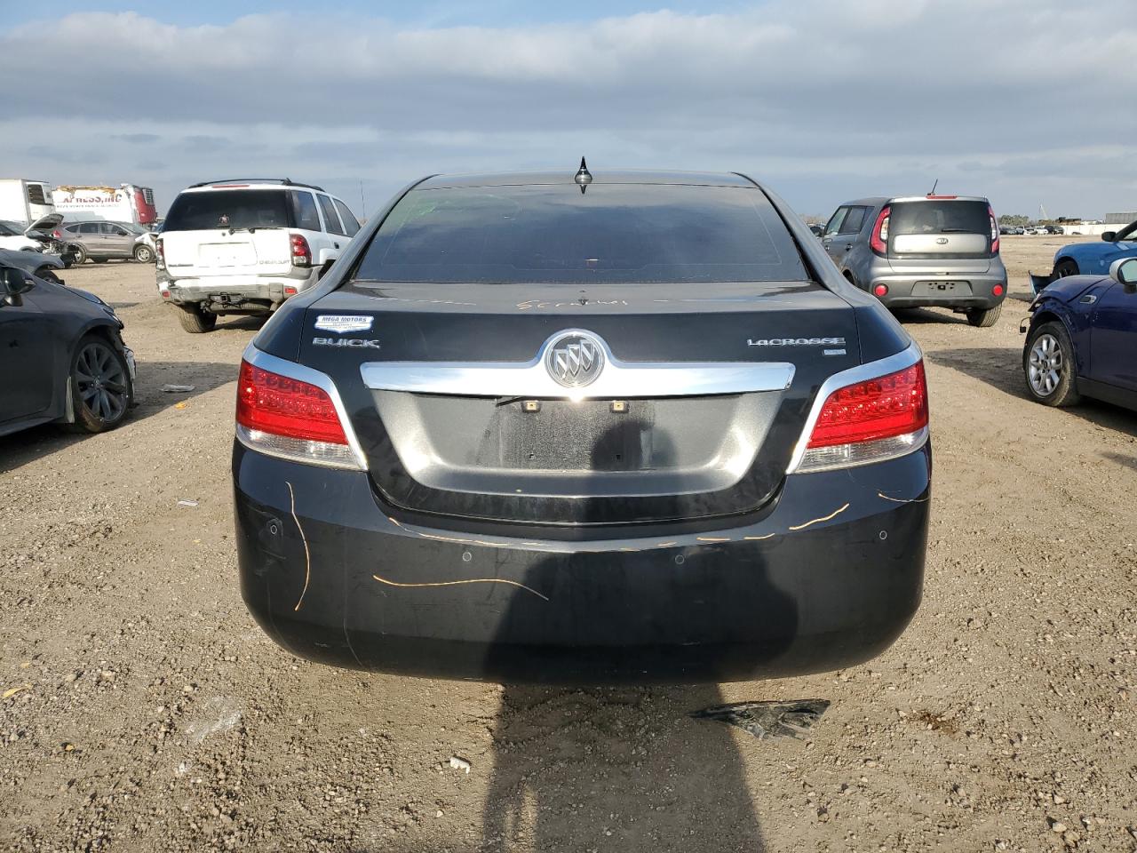 2010 Buick LaCrosse VIN 1G4GC5EG0AF282689 Copart auction photo, front end / side damage thumbnail 6