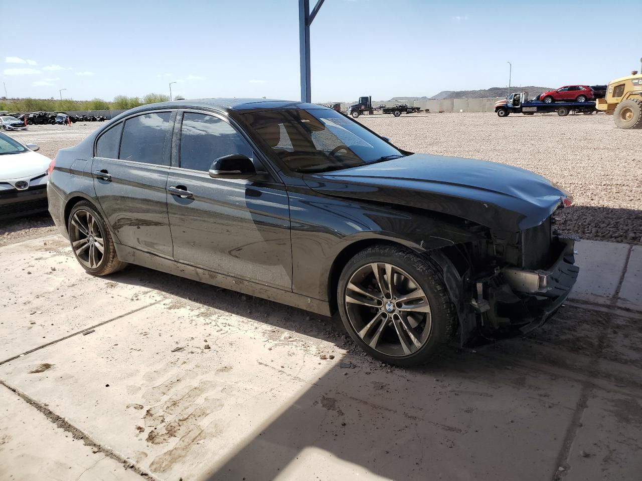 2015 BMW 3er VIN WBA3A5G54FNS88929 Copart auction photo, front end damage thumbnail 4