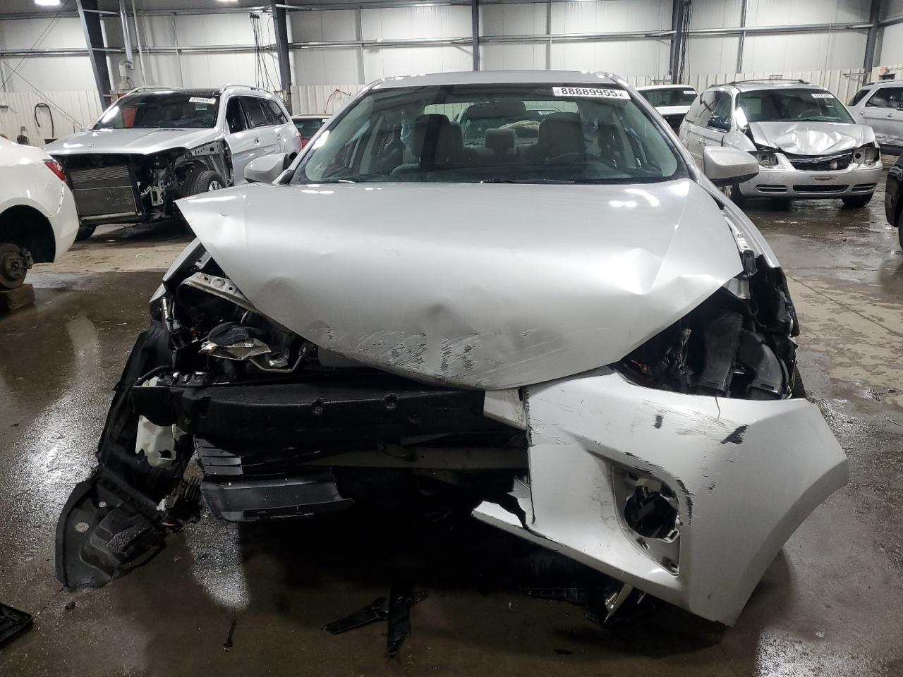 2015 Toyota Corolla VIN 2T1BURHE0FC263864 Copart auction photo, front end damage thumbnail 5