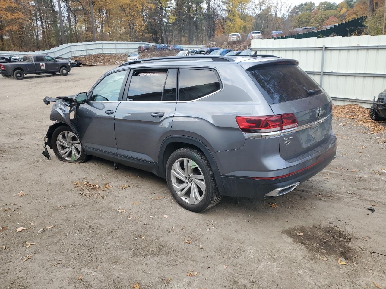 2021 Volkswagen Atlas VIN 1V2HR2CA0MC538693 Copart auction photo, front end / mechanical damage thumbnail 2