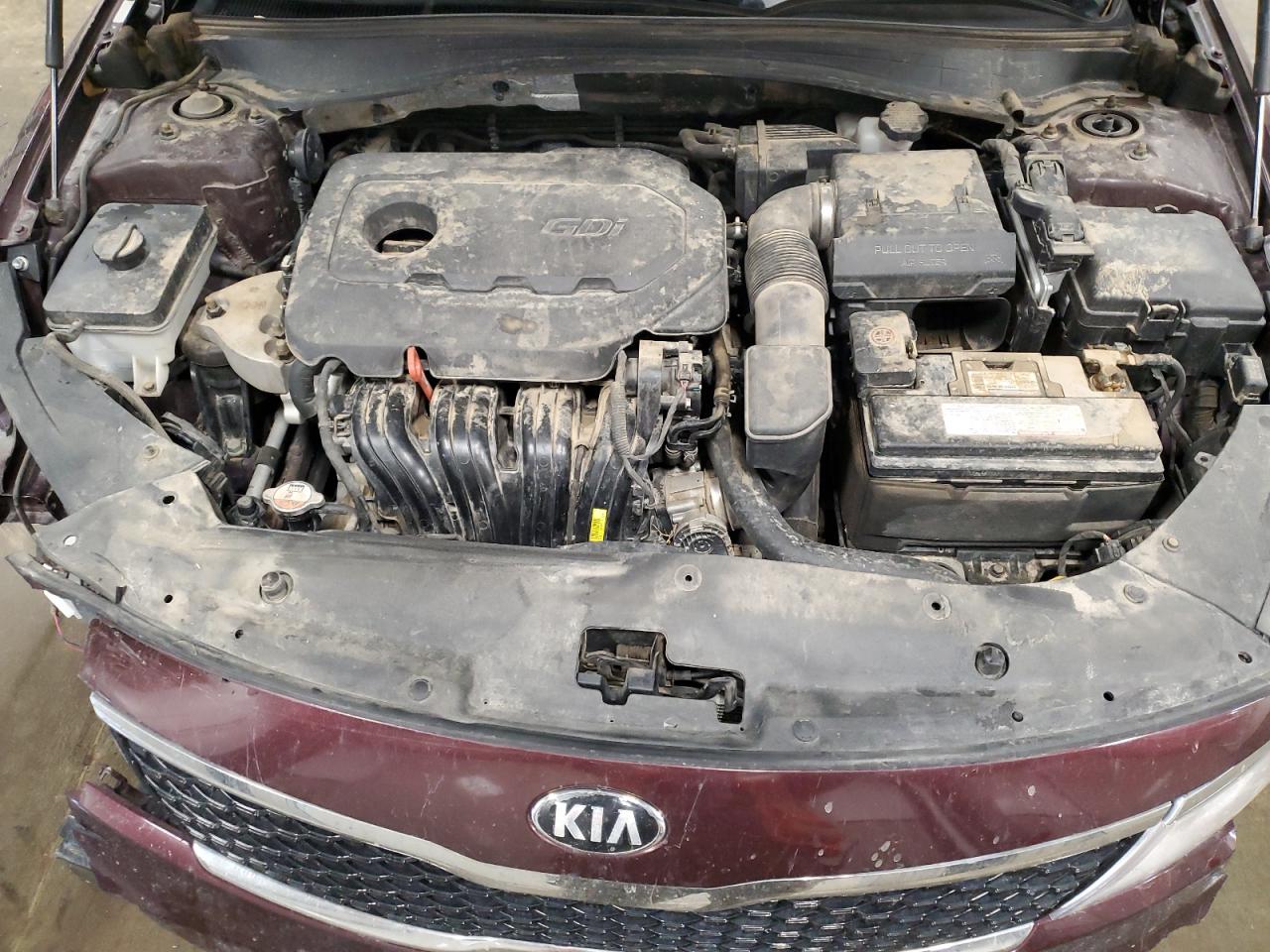 2018 KIA Optima VIN 5XXGT4L33JG226648 Copart auction photo, front end damage thumbnail 11