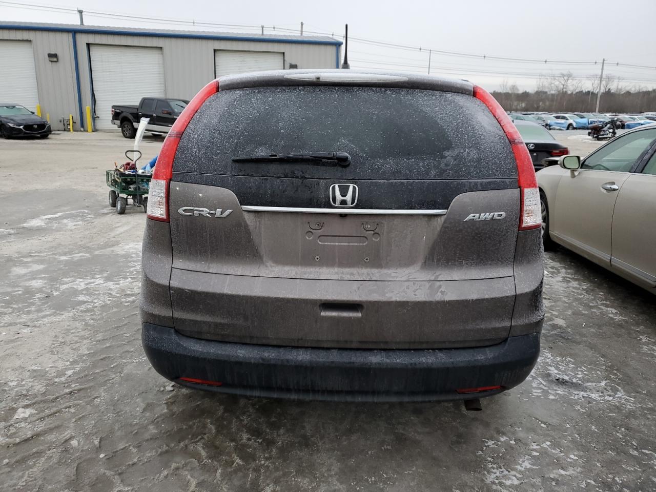 2012 Honda CR-V VIN 5J6RM4H51CL004607 Copart auction photo, front end damage thumbnail 6