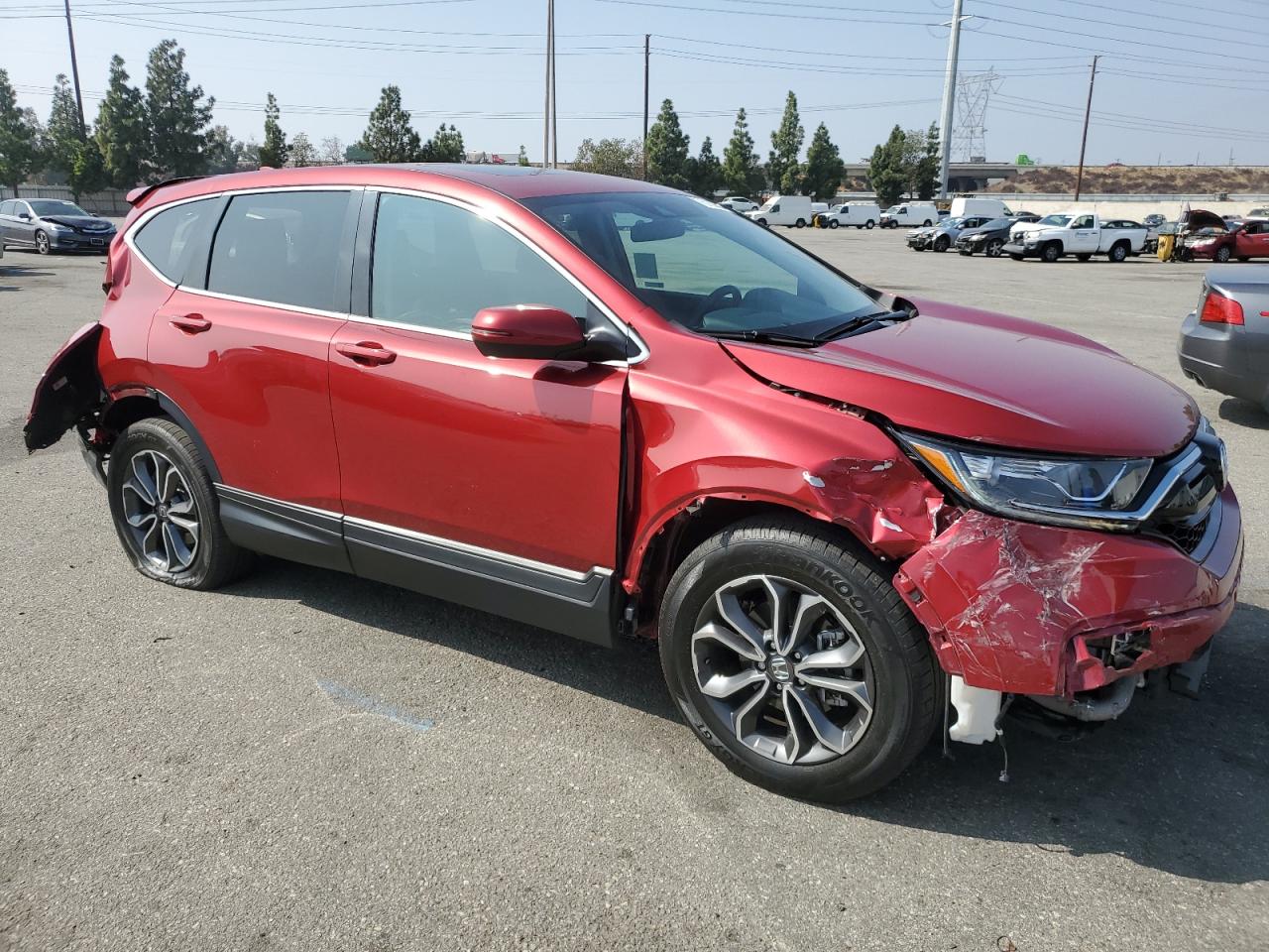 2022 Honda CR-V VIN 7FARW1H54NE014184 Copart auction photo, rear end / front end damage thumbnail 4