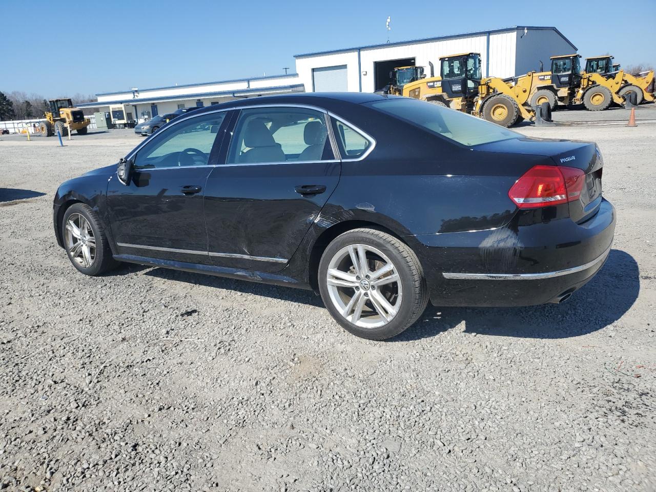 2015 Volkswagen Passat VIN 1VWBS7A35FC076077 Copart auction photo, front end / side damage thumbnail 2