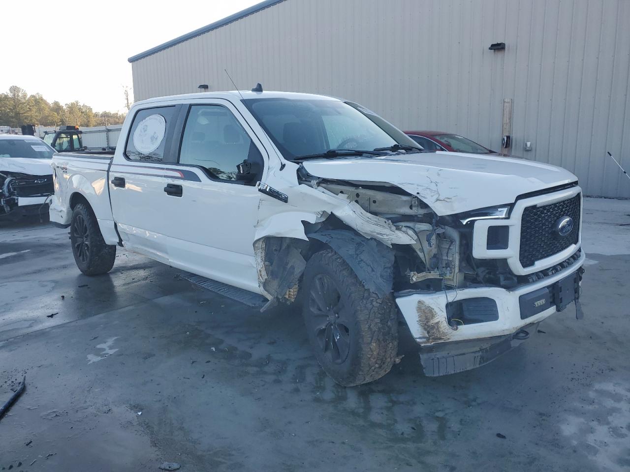 2020 Ford F-150 VIN 1FTEW1E59LFC15814 Copart auction photo, all over damage thumbnail 4