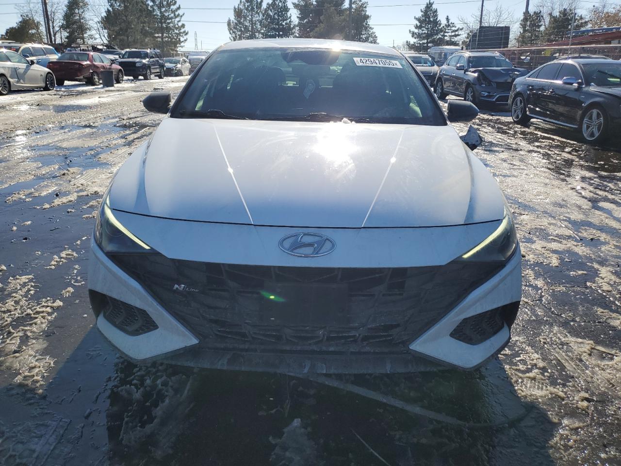 2023 Hyundai Elantra VIN KMHLR4AFXPU422126 Copart auction photo, rear end damage thumbnail 5