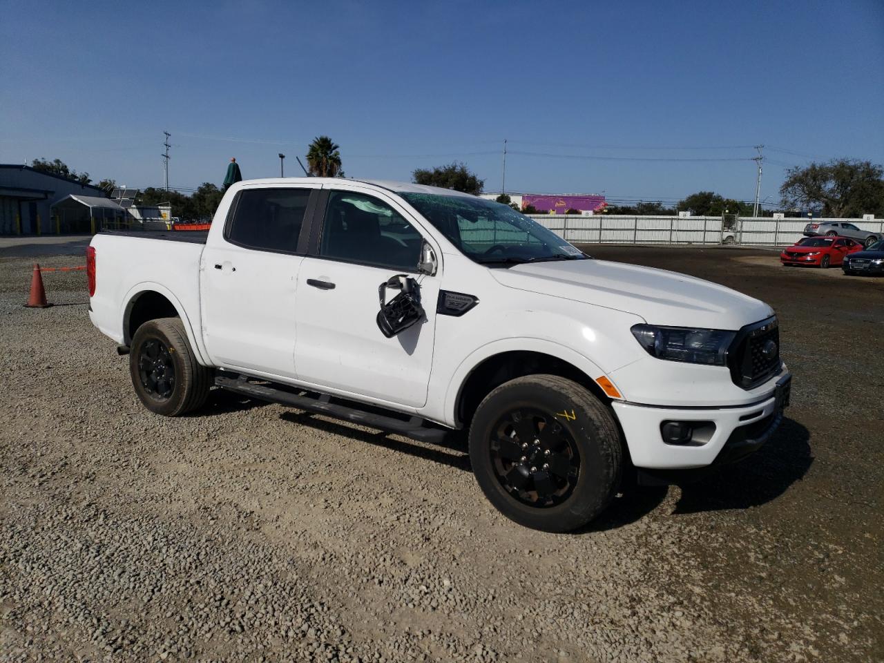 2022 Ford Ranger VIN 1FTER4EH2NLD43335 Copart auction photo, rollover damage thumbnail 4