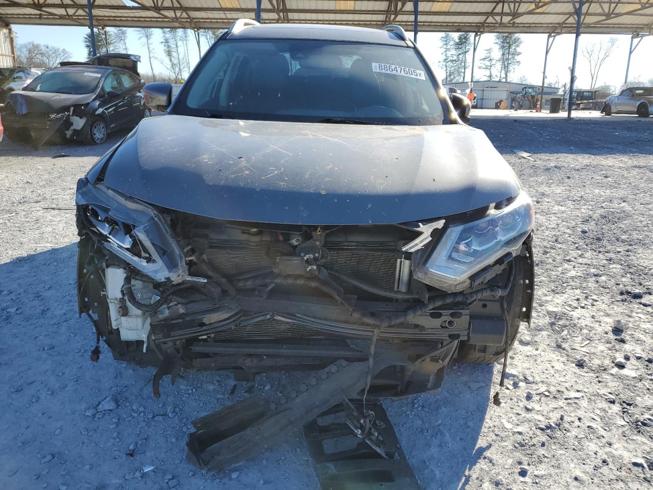 2018 Nissan Rogue VIN JN8AT2MV6JW324344 Copart auction photo, front end damage thumbnail 5