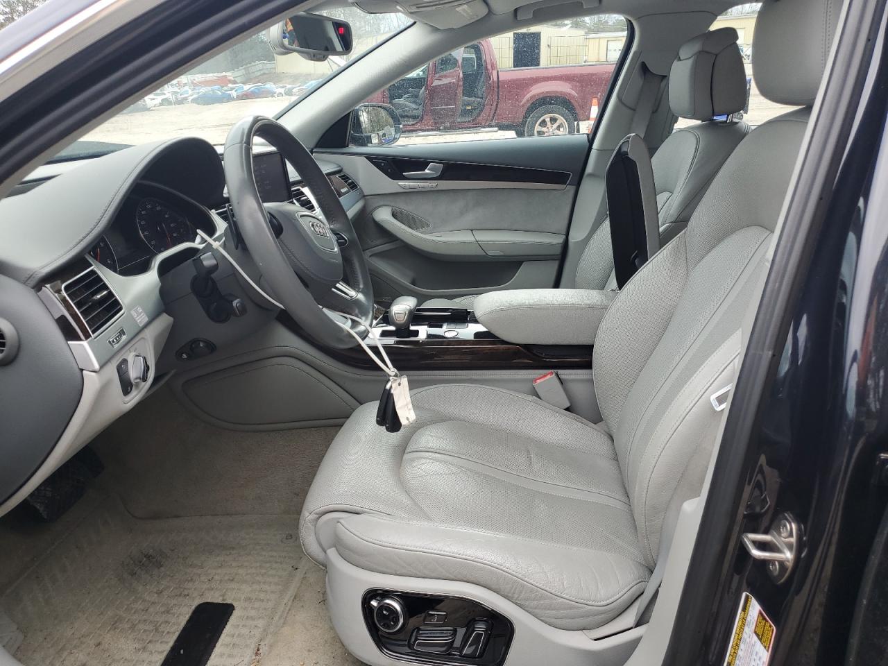 2014 Audi A8 VIN WAURMAFD1EN011155 Copart auction photo, front end damage thumbnail 7