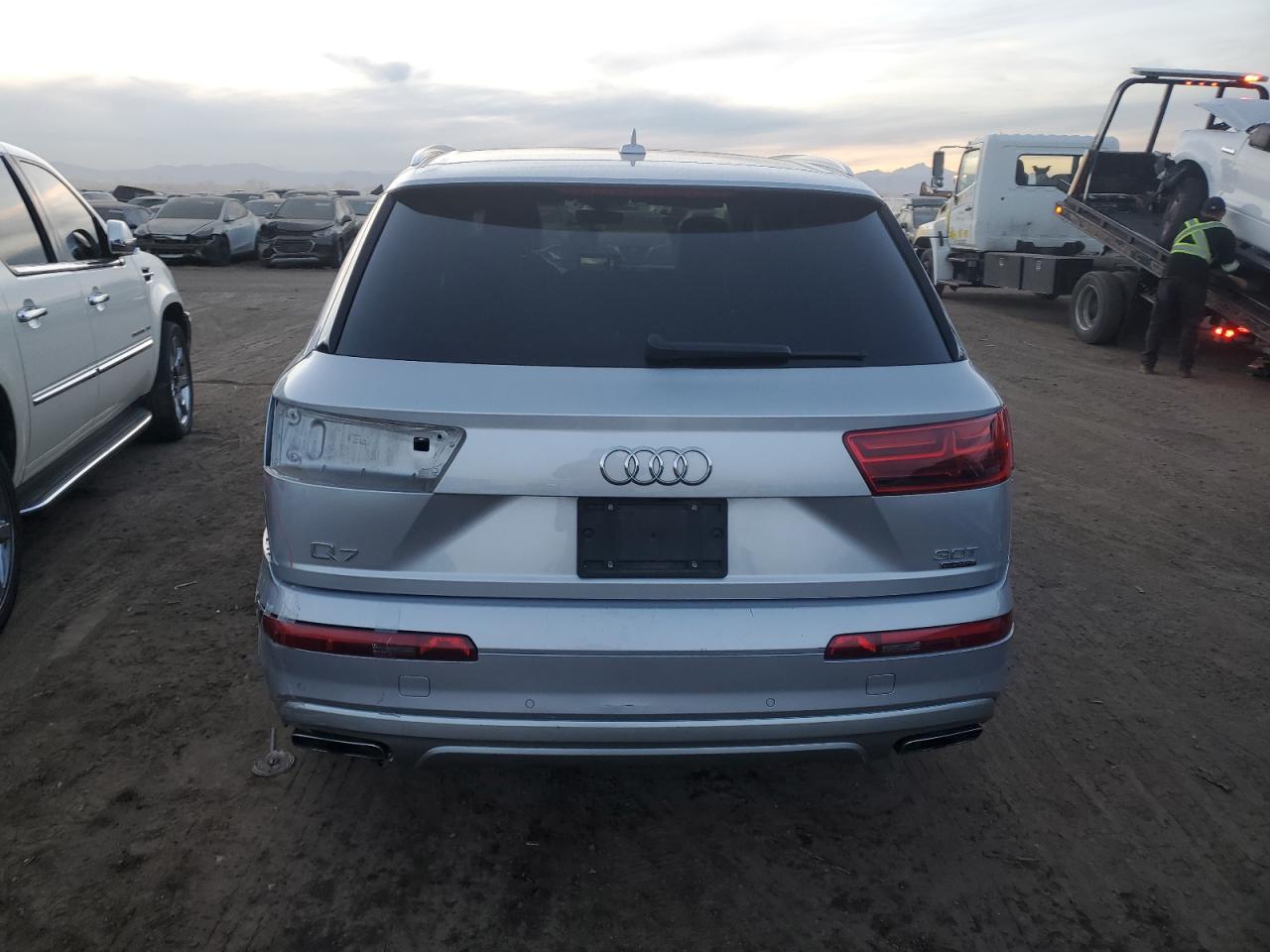 2017 Audi Q7 VIN WA1VAAF71HD056668 Copart auction photo, rear end / side damage thumbnail 6