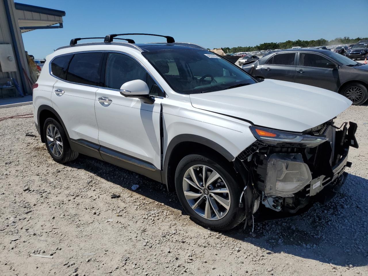 2020 Hyundai Santa Fe VIN 5NMS53AD2LH235470 Copart auction photo, front end damage thumbnail 4