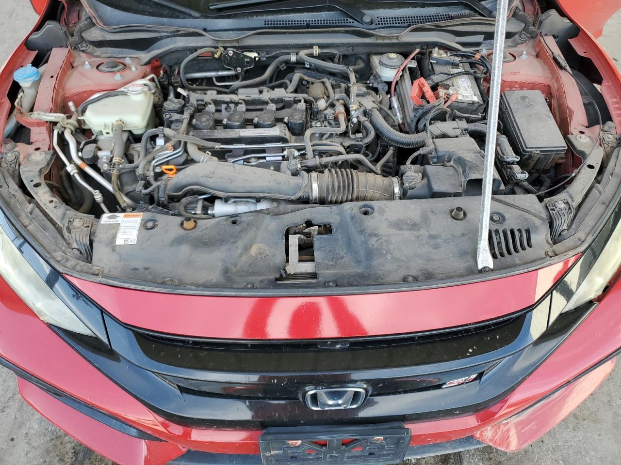 2017 Honda Civic VIN 2HGFC1E57HH700201 Copart auction photo, undercarriage / side damage thumbnail 11