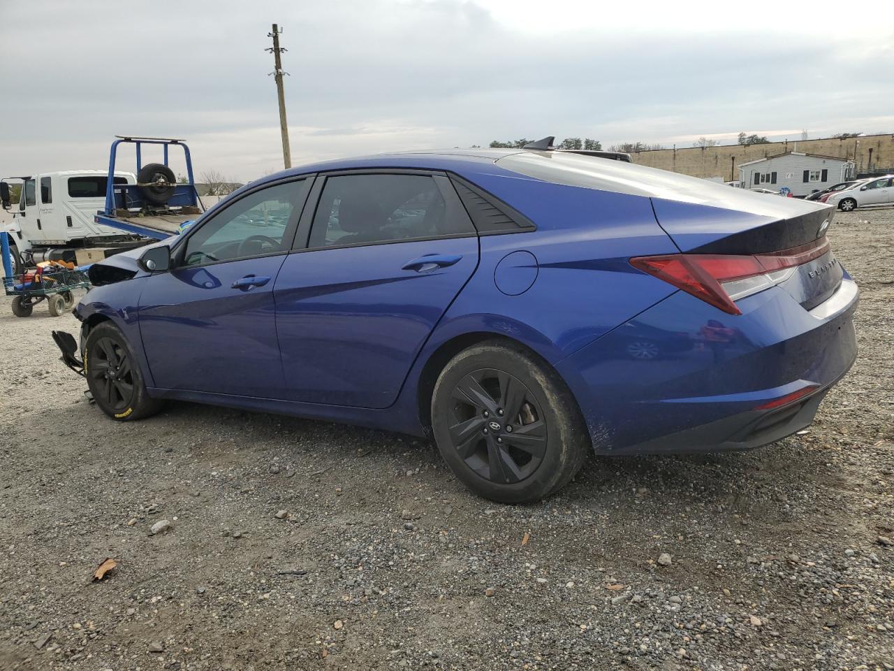 2022 Hyundai Elantra VIN 5NPLS4AG4NH077460 Copart auction photo, front end / minor dent/scratches damage thumbnail 2