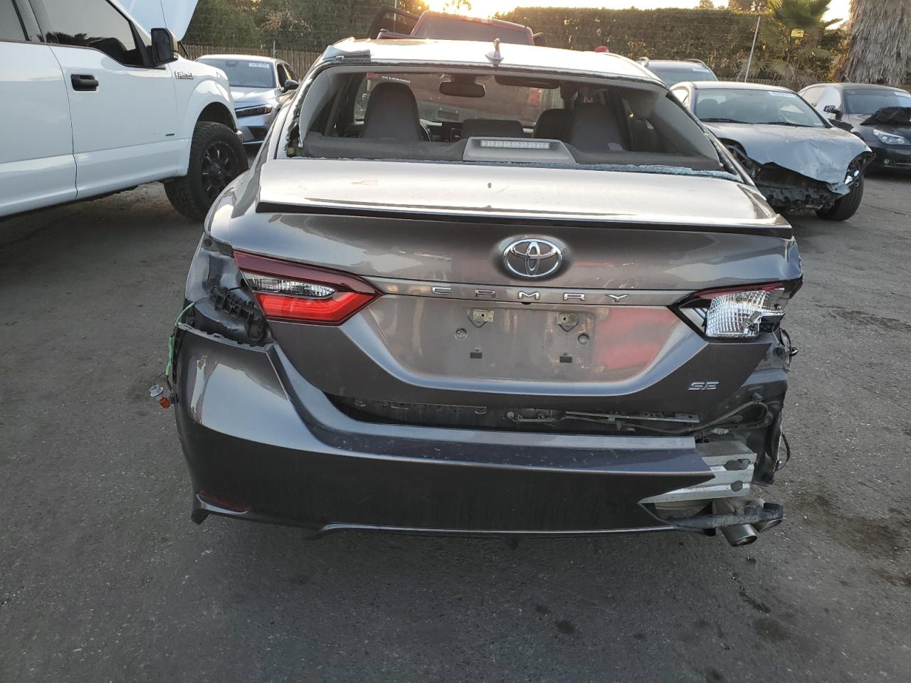 2022 Toyota Camry VIN 4T1T11AK8NU643644 Copart auction photo, all over damage thumbnail 6