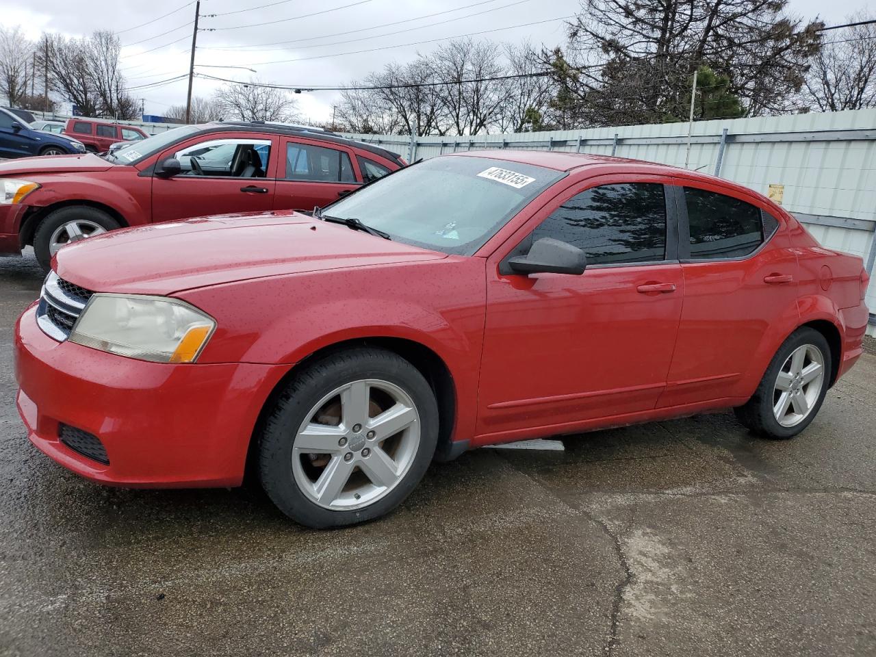 2012 Dodge Avenger VIN 1C3CDZAB9CN167622