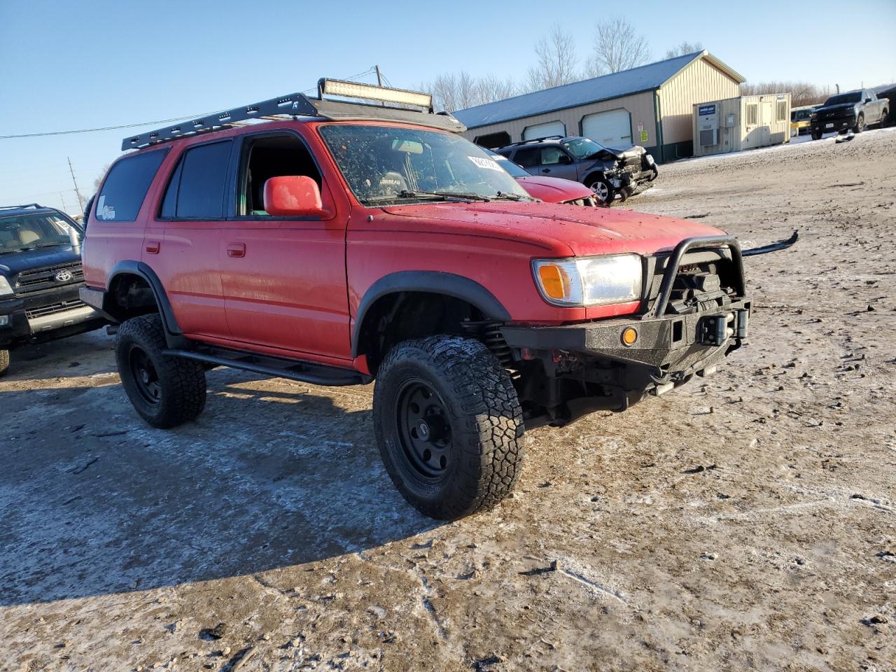 1999 Toyota 4Runner VIN JT3HN86R6X0254173 Copart auction photo, side / front end damage thumbnail 4