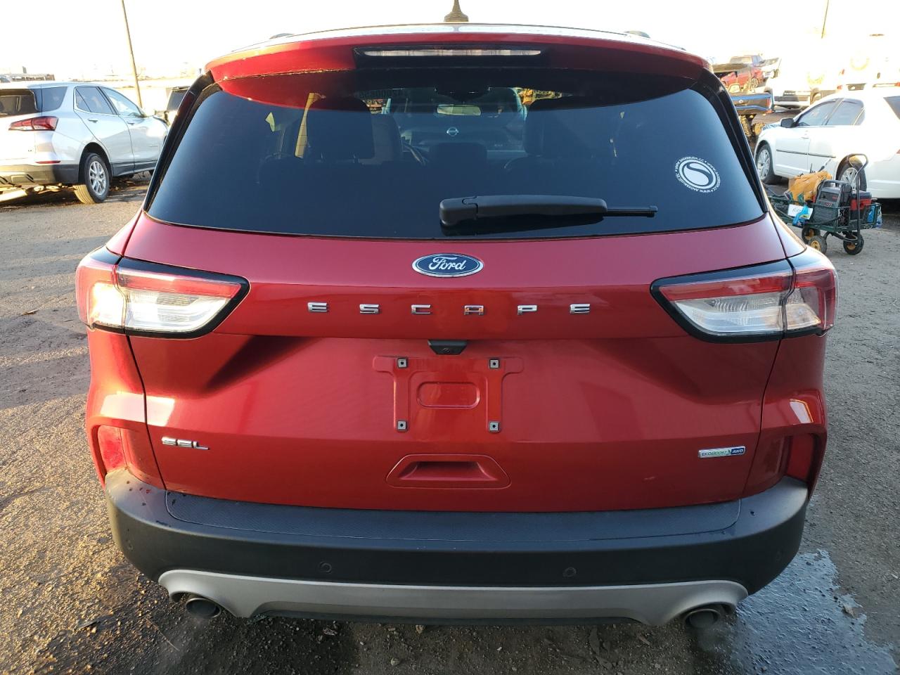 2020 Ford Escape VIN 1FMCU9H69LUA77473 Copart auction photo, side damage thumbnail 6