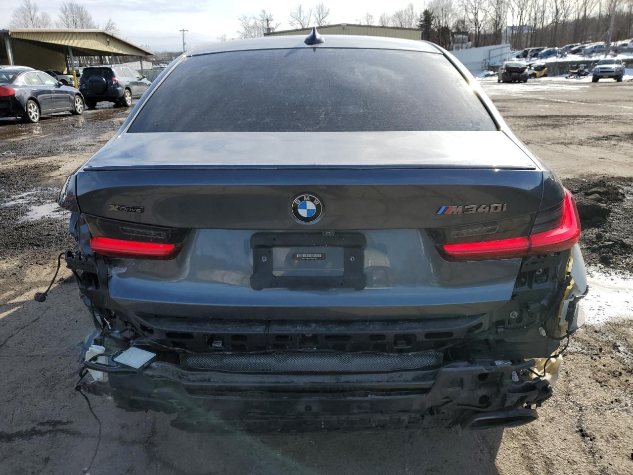 2020 BMW M3 VIN WBA5U9C02LFH17348 Copart auction photo, rear end damage thumbnail 6