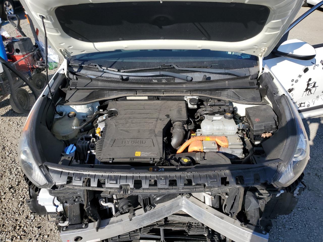 2018 KIA Niro VIN KNDCB3LC0J5170880 Copart auction photo, front end damage thumbnail 13