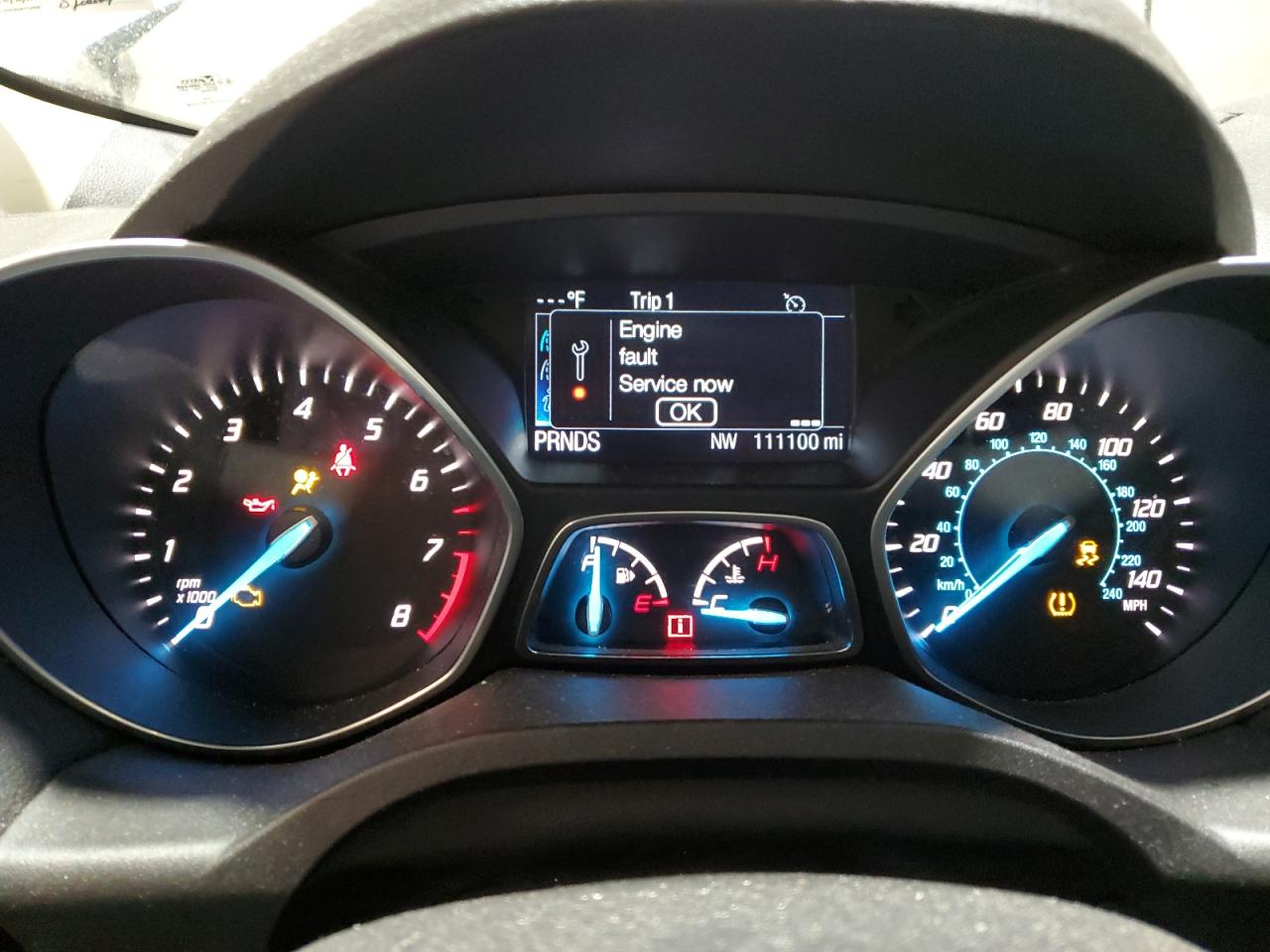 2014 Ford Escape VIN 1FMCU9GX9EUB95035 Copart auction photo, front end / side damage thumbnail 9