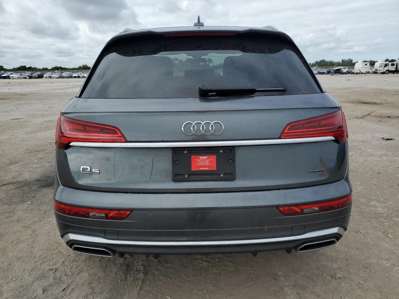 2023 Audi Q5 VIN WA1GAAFY4P2058457 Copart auction photo, front end damage thumbnail 6
