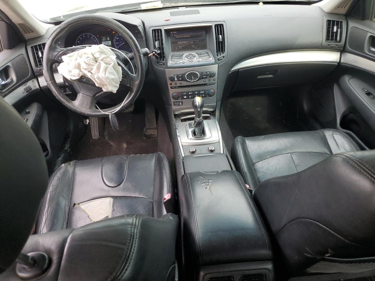 2012 Infiniti G VIN JN1CV6AP8CM627588 Copart auction photo, rear end / front end damage thumbnail 8