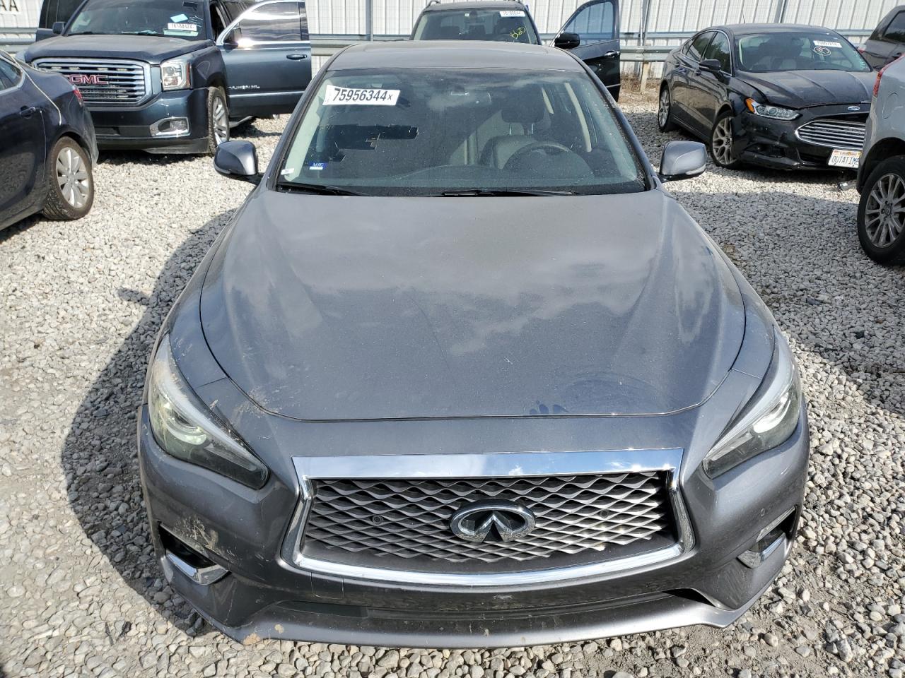 2020 Infiniti Q50 VIN JN1EV7AR6LM254731 Copart auction photo, front end damage thumbnail 5