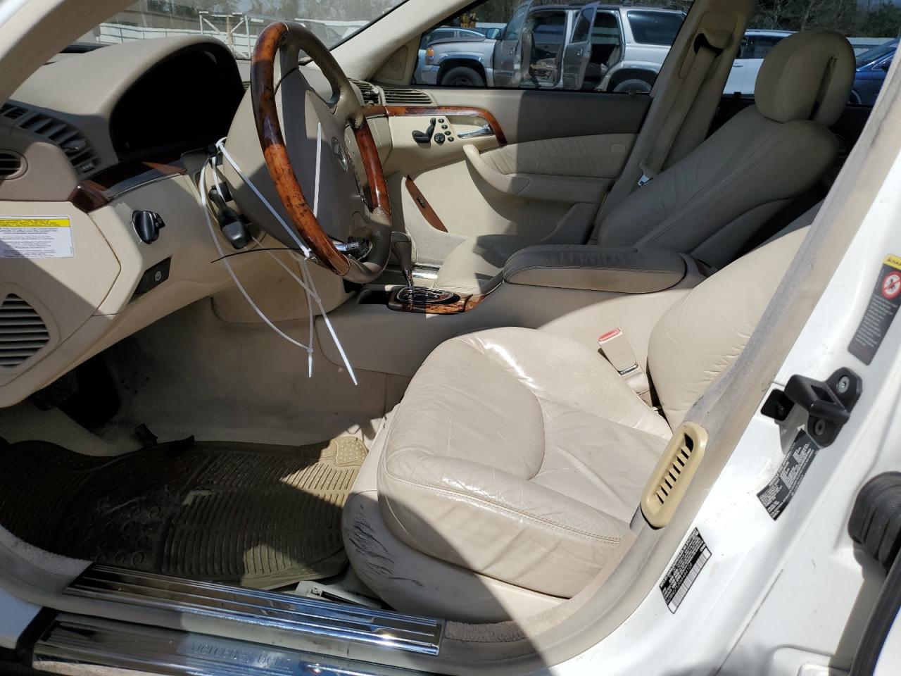 2006 Mercedes-Benz S-klasse VIN WDBNG75JX6A484109 Copart auction photo, side damage thumbnail 7