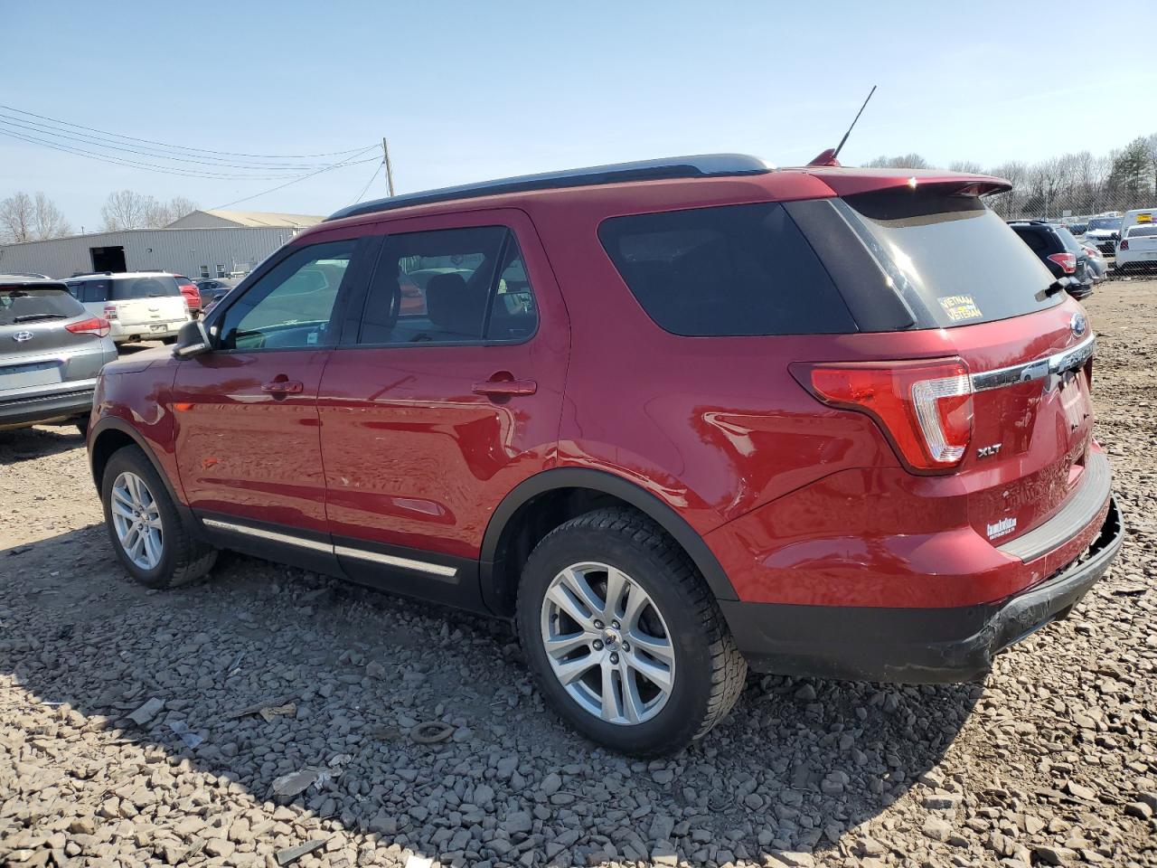 2019 Ford Explorer VIN 1FM5K8D80KGA82462 Copart auction photo, rear end / side damage thumbnail 2