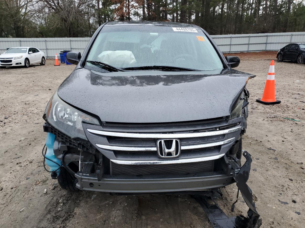2014 Honda CR-V VIN 2HKRM3H35EH566967 Copart auction photo, front end / side damage thumbnail 5