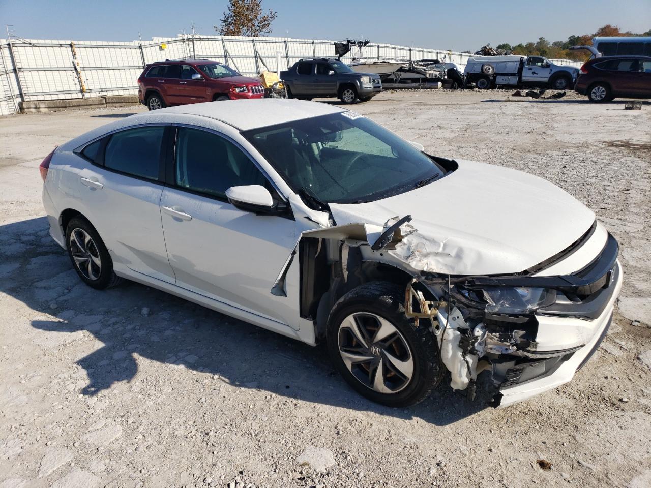 2020 Honda Civic VIN 2HGFC2F68LH509568 Copart auction photo, front end damage thumbnail 4