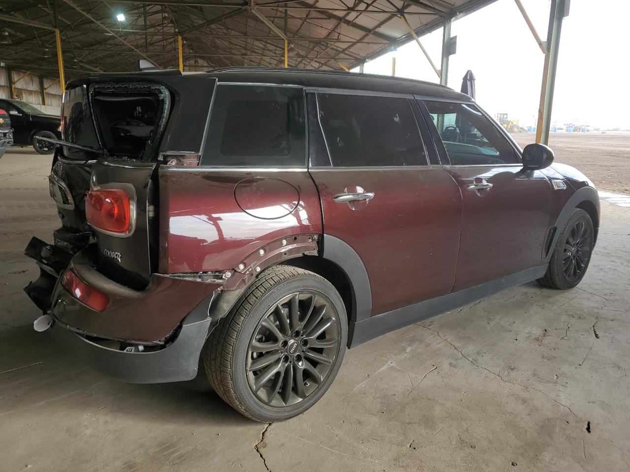 2017 MINI Cooper VIN WMWLN5C50H2E32087 Copart auction photo, rear end damage thumbnail 3