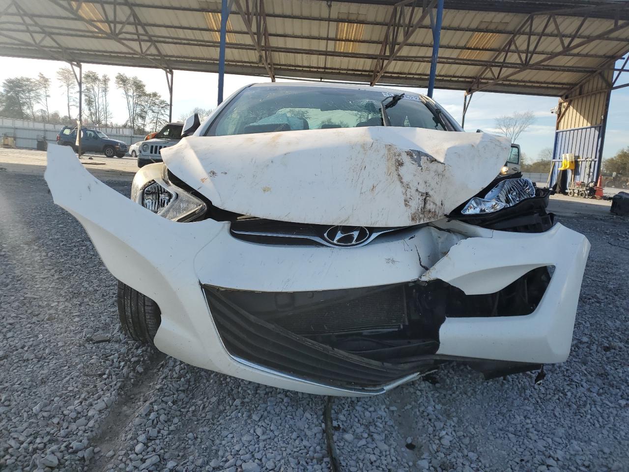 2015 Hyundai Elantra VIN 5NPDH4AE4FH583602 Copart auction photo, front end / rear end damage thumbnail 5