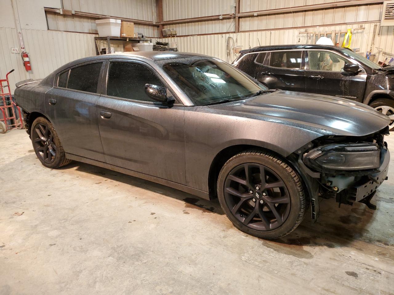 2019 Dodge Charger VIN 2C3CDXBG0KH732457 Copart auction photo, front end / rear end damage thumbnail 4