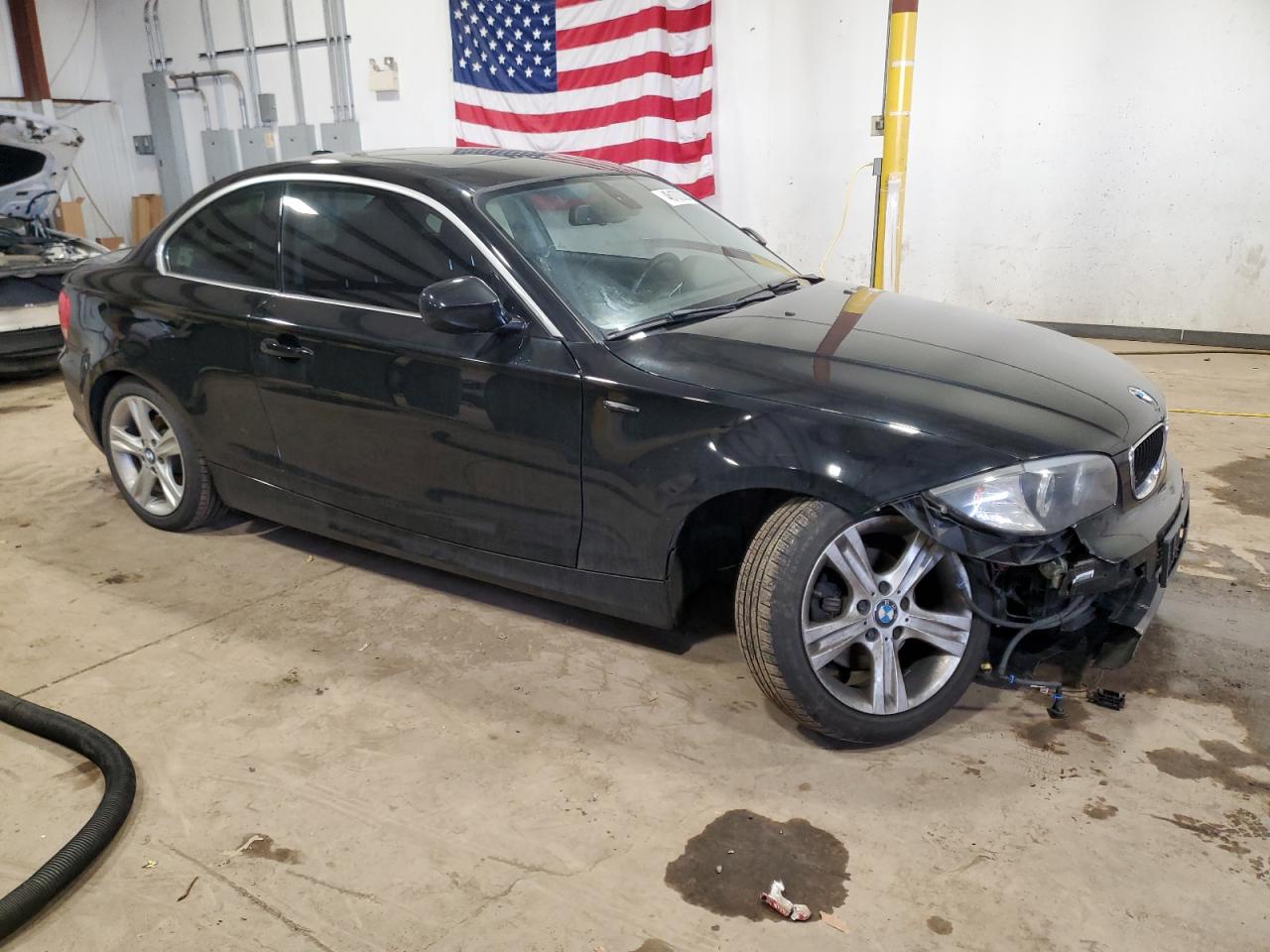 2013 BMW 1er VIN WBAUP9C56DVS95037 Copart auction photo, front end / undercarriage damage thumbnail 4