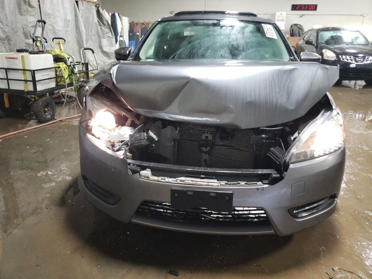 2015 Nissan Sentra VIN 3N1AB7AP6FY291754 Copart auction photo, front end damage thumbnail 5