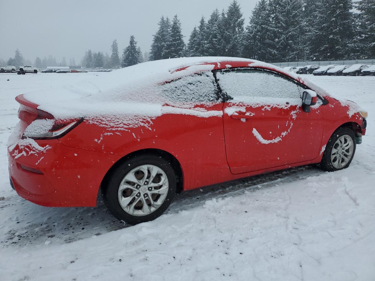 2014 Honda Civic VIN 2HGFG3B57EH525075 Copart auction photo, front end damage thumbnail 3