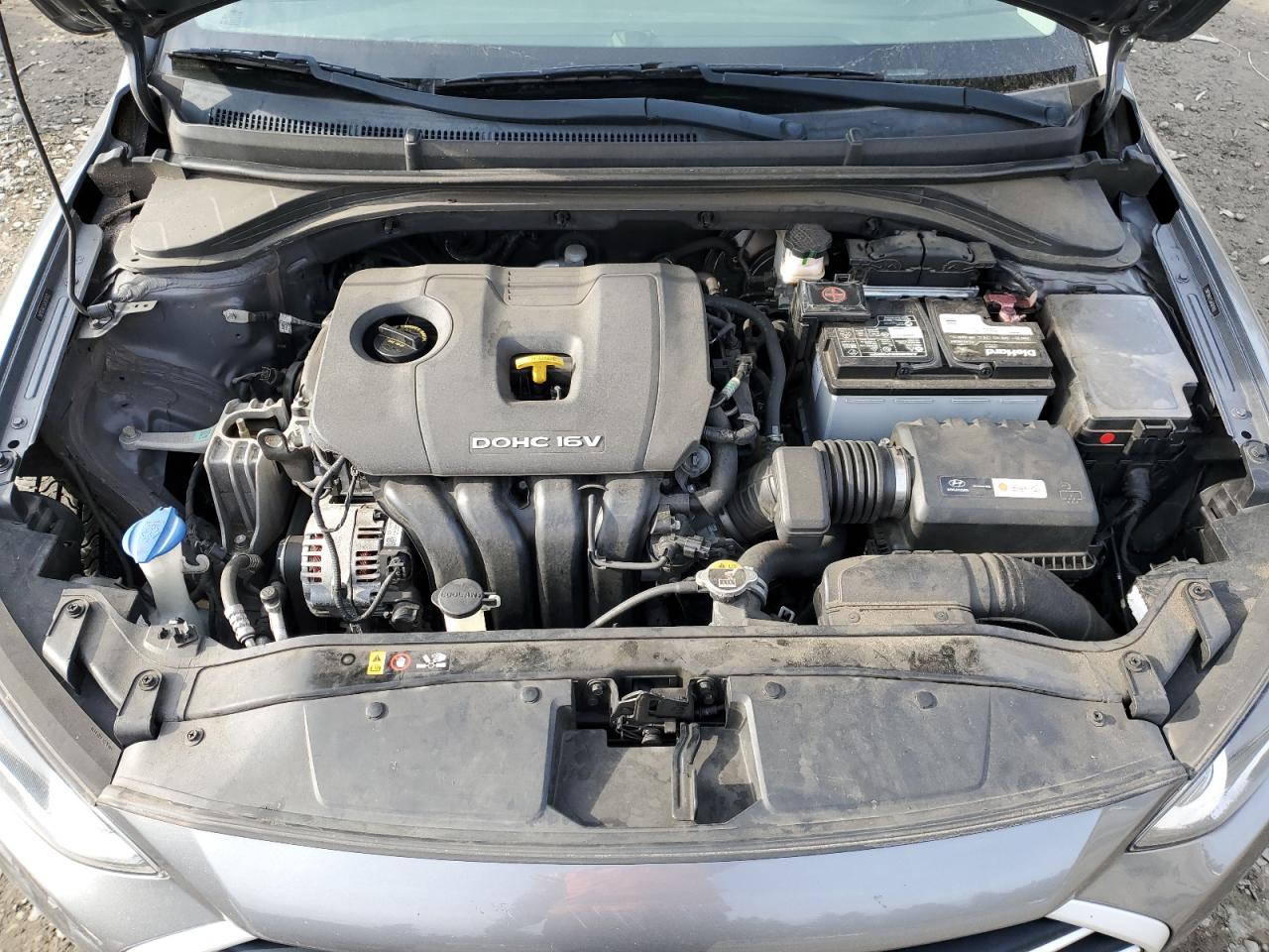 2018 Hyundai Elantra VIN 5NPD84LF5JH361102 Copart auction photo, all over / vandalism damage thumbnail 11