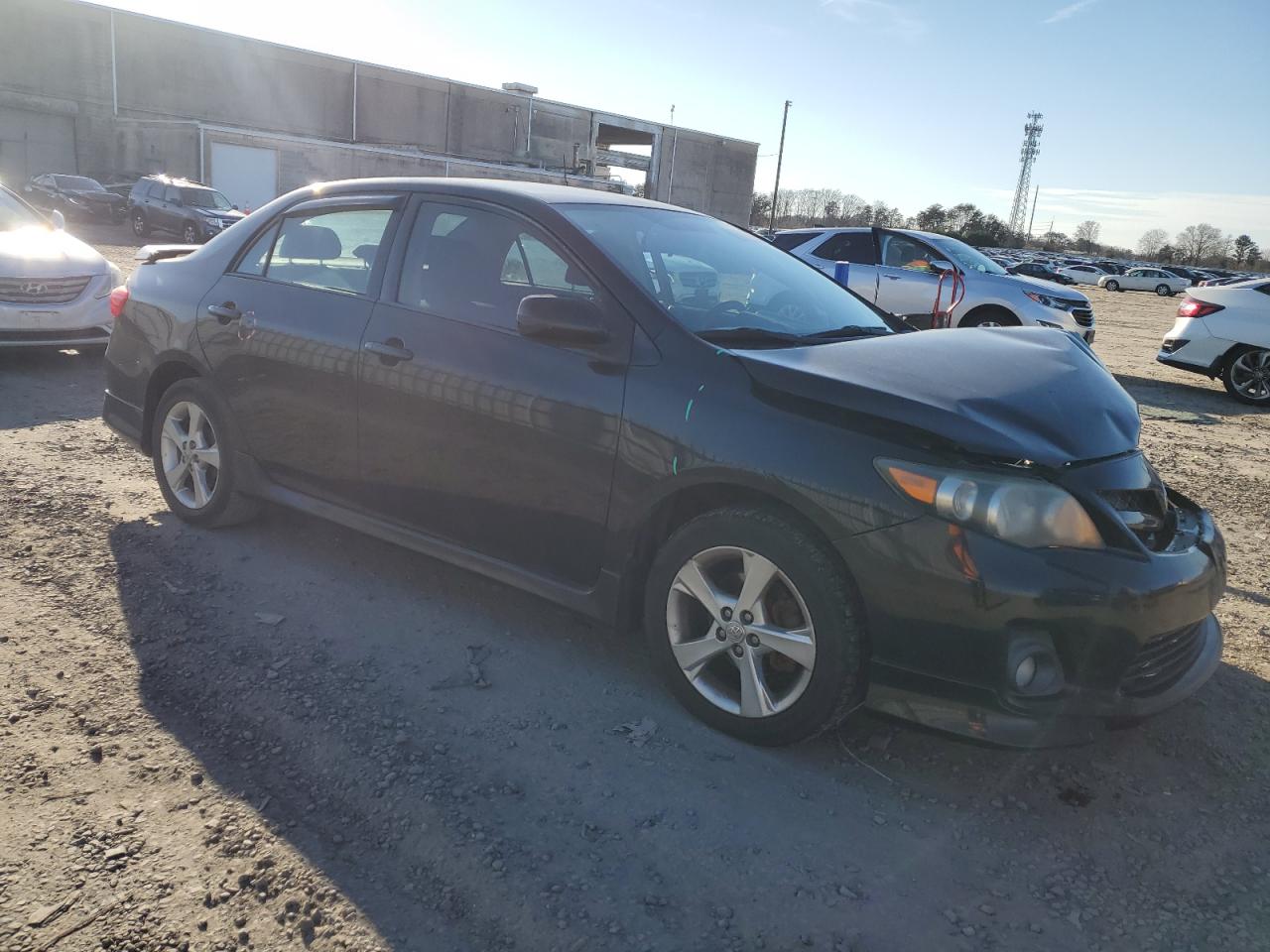 2011 Toyota Corolla VIN 2T1BU4EE4BC608489 Copart auction photo, all over damage thumbnail 4