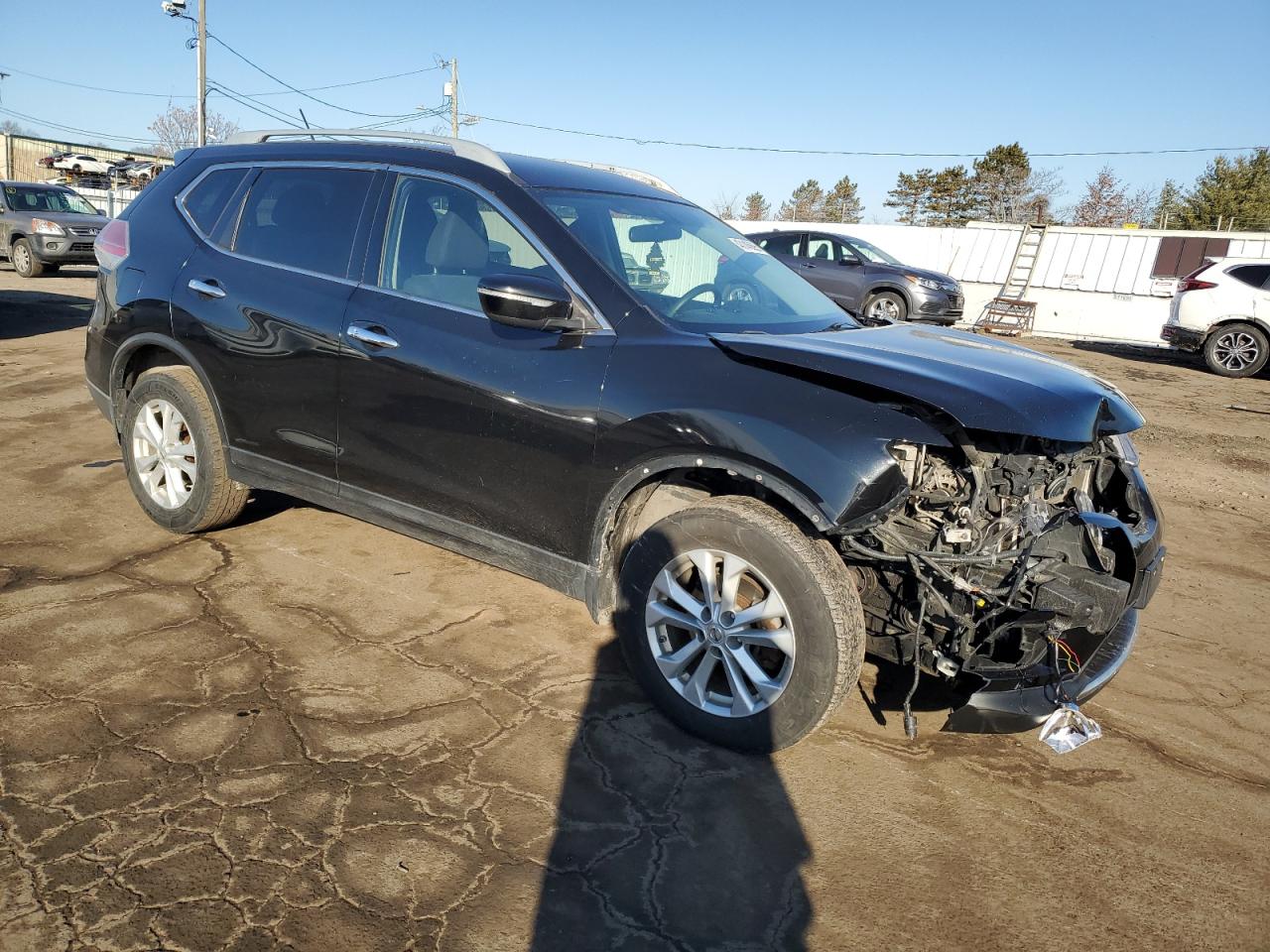 2014 Nissan Rogue VIN 5N1AT2MV2EC807974 Copart auction photo, front end / minor dent/scratches damage thumbnail 4