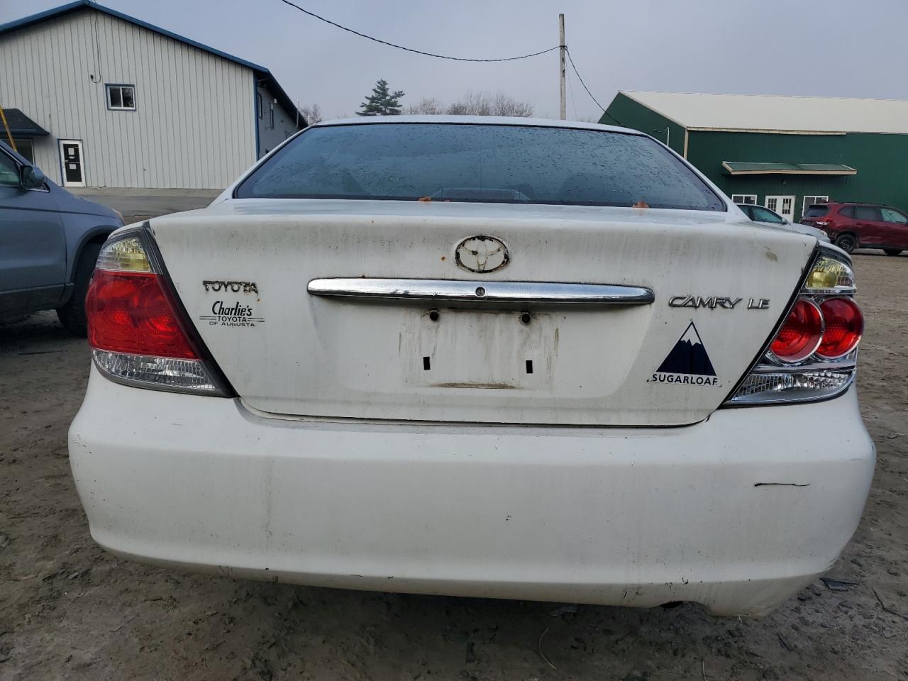 2005 Toyota Camry VIN 4T1BE32K65U538224 Copart auction photo, front end / rear end damage thumbnail 6