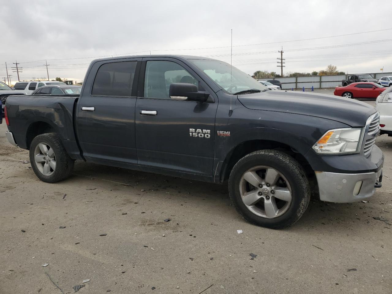 2014 RAM 1500 VIN 1C6RR7LT1ES436483 Copart auction photo, rear end damage thumbnail 4