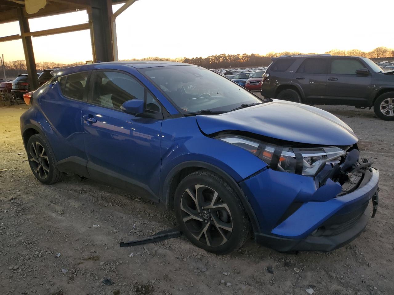 2018 Toyota C-HR VIN NMTKHMBX8JR003034 Copart auction photo, front end damage thumbnail 4