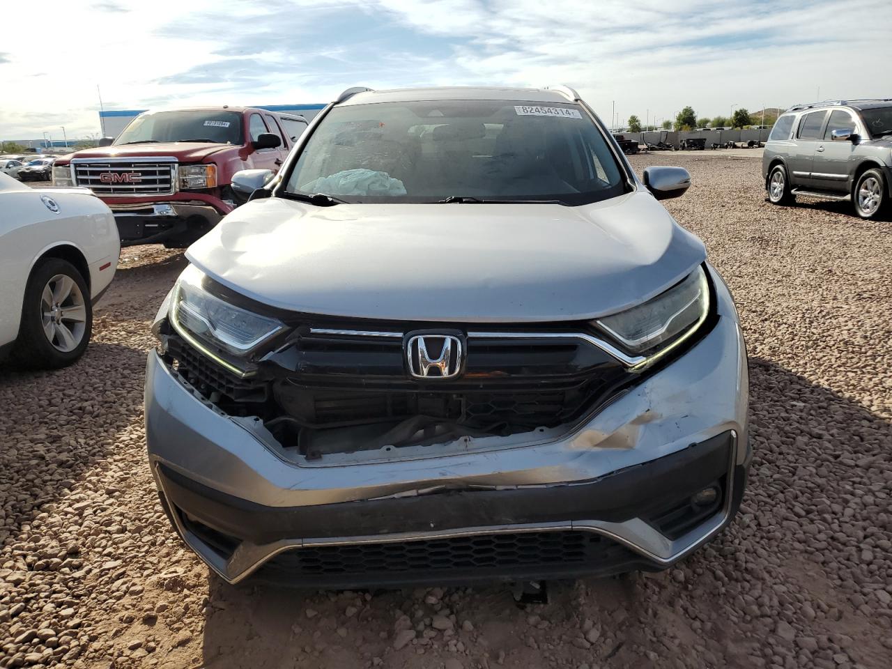 2020 Honda CR-V VIN 7FARW1H95LE008314 Copart auction photo, front end / side damage thumbnail 5