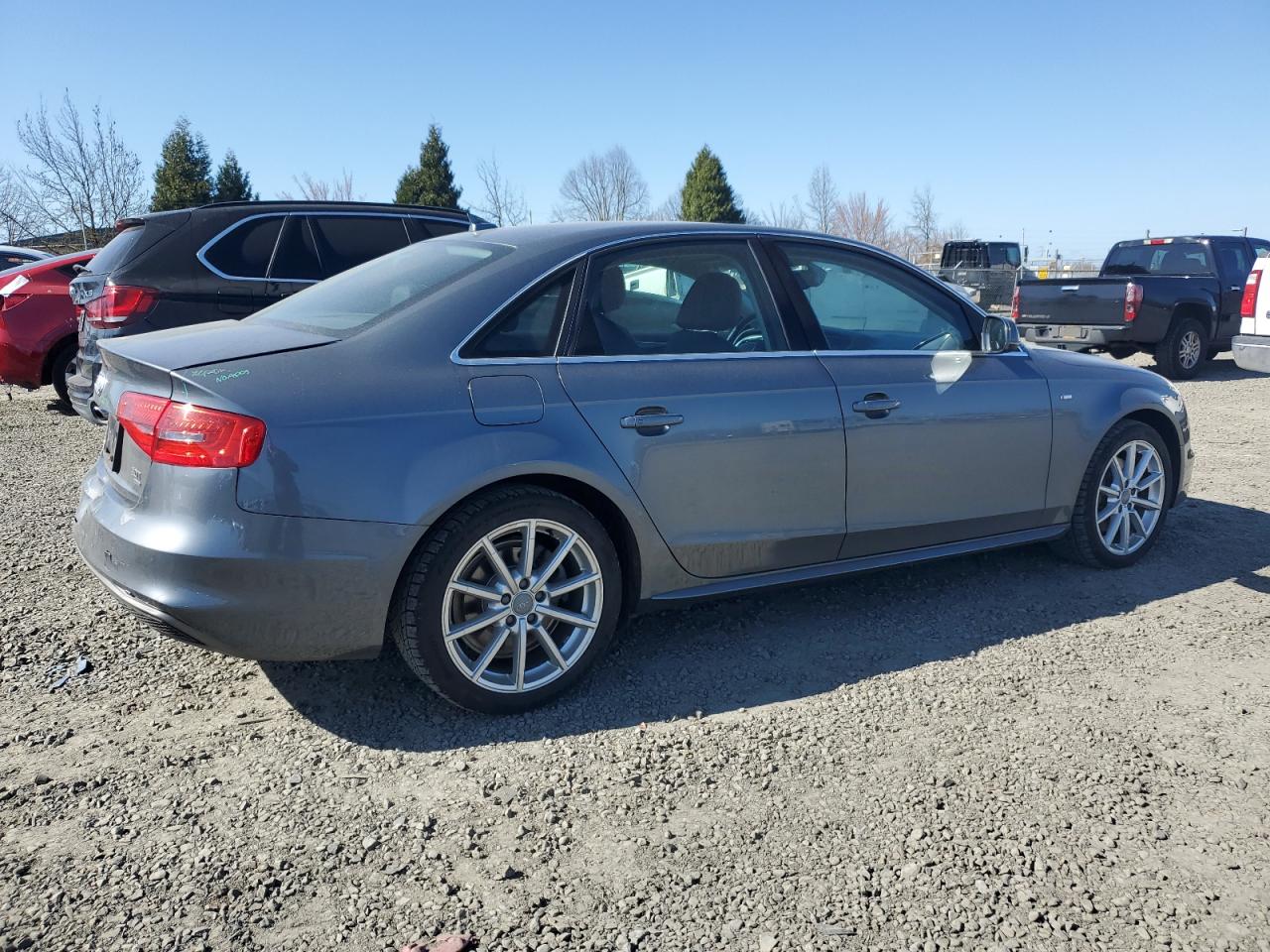 2014 Audi A4 VIN WAUFFAFL9EN024238 Copart auction photo, rear end / front end damage thumbnail 3