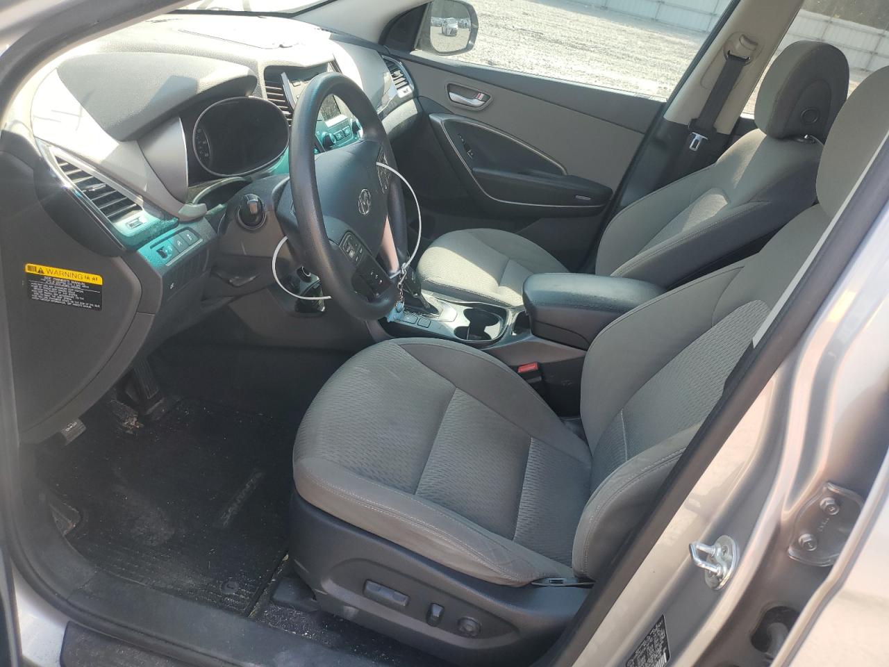 2015 Hyundai Santa Fe VIN KM8SM4HFXFU109074 Copart auction photo, side damage thumbnail 7