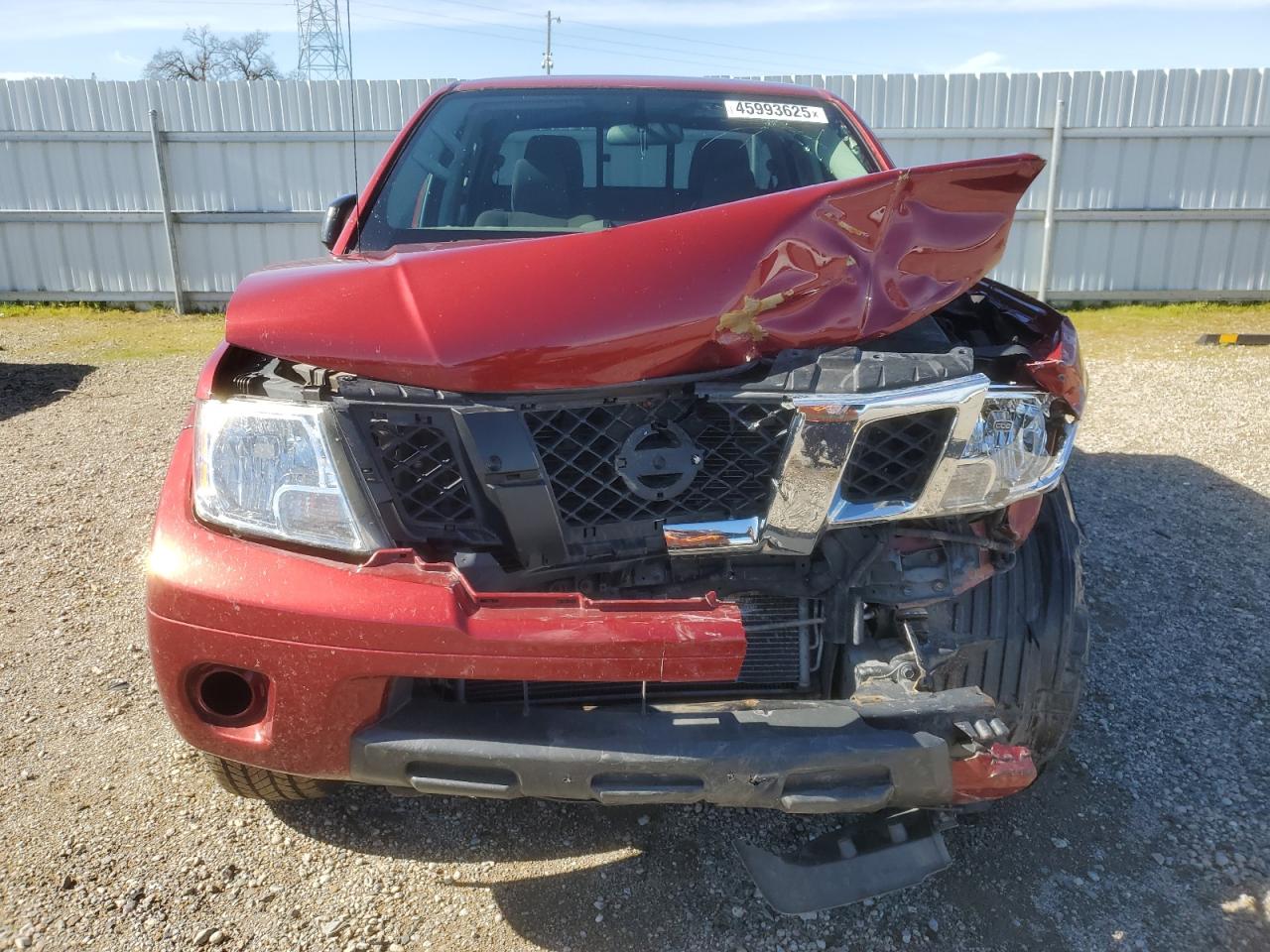 2019 Nissan Navara (Frontier) VIN 1N6AD0EV8KN764453 Copart auction photo, front end / rear end damage thumbnail 5